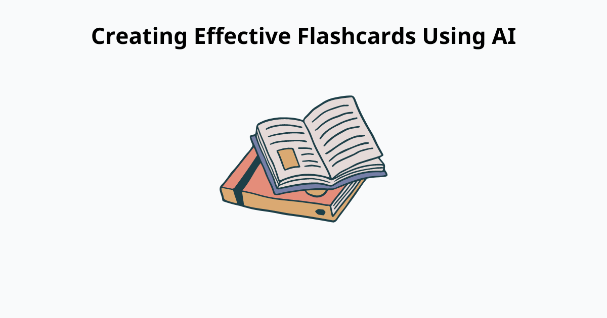 Creating Effective Flashcards Using AI on Scholarly